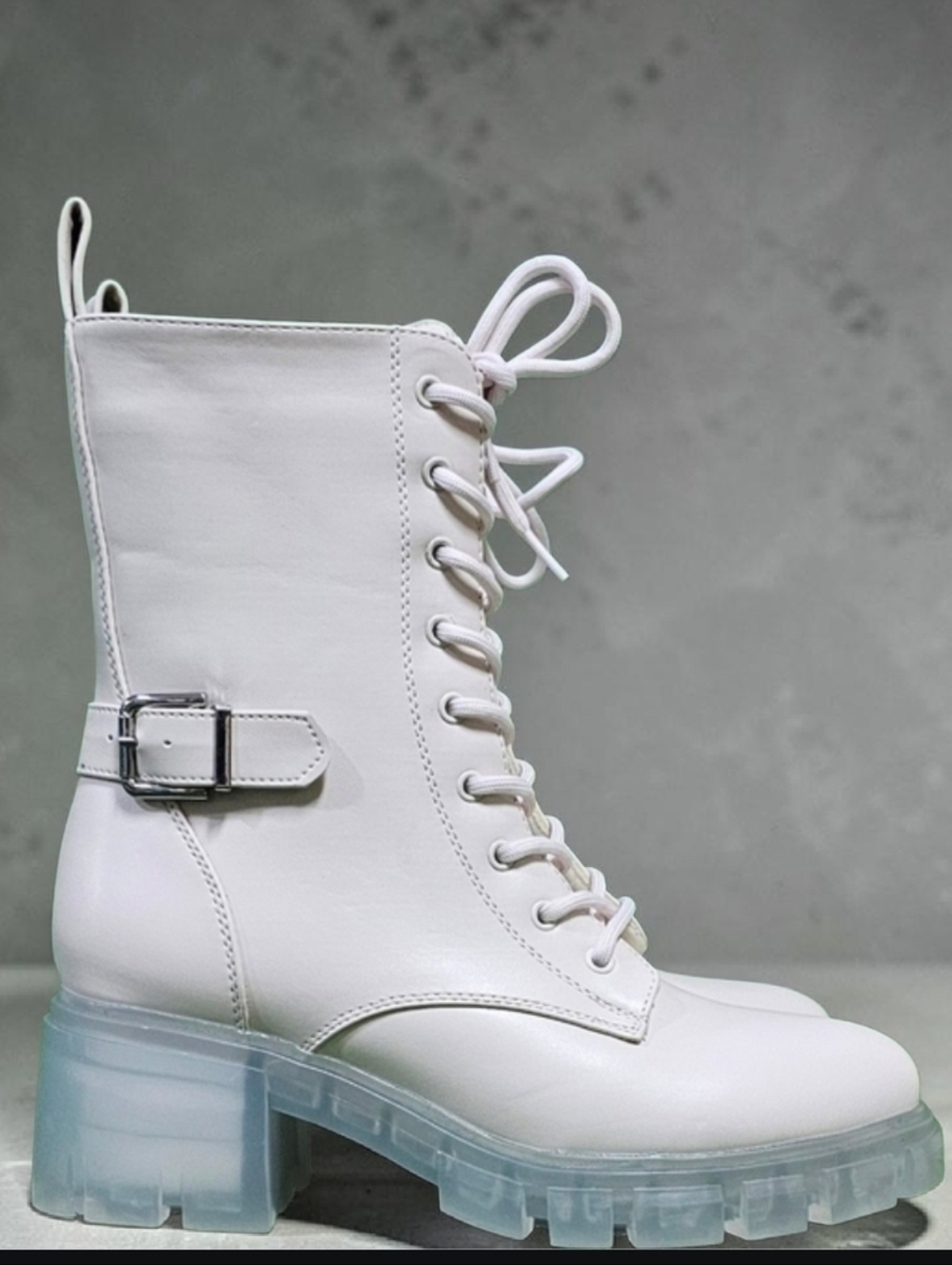 QUPID x ONE PLANET PLAZO VEGAN LEATHER 100% RECYCLED LUG SOLE COMBA…